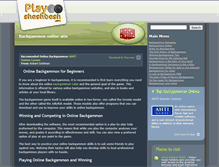 Tablet Screenshot of playsheshbesh.com